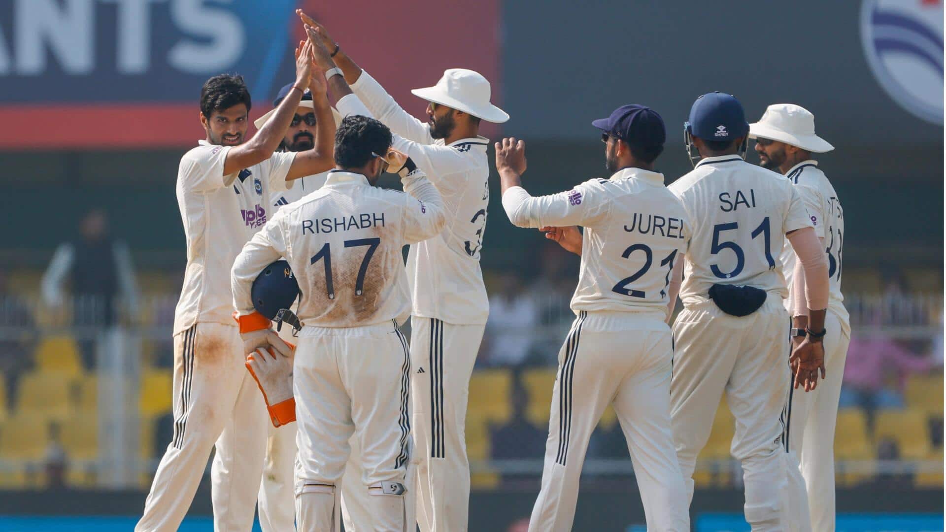 What is India's highest successful run chase in a Test? 