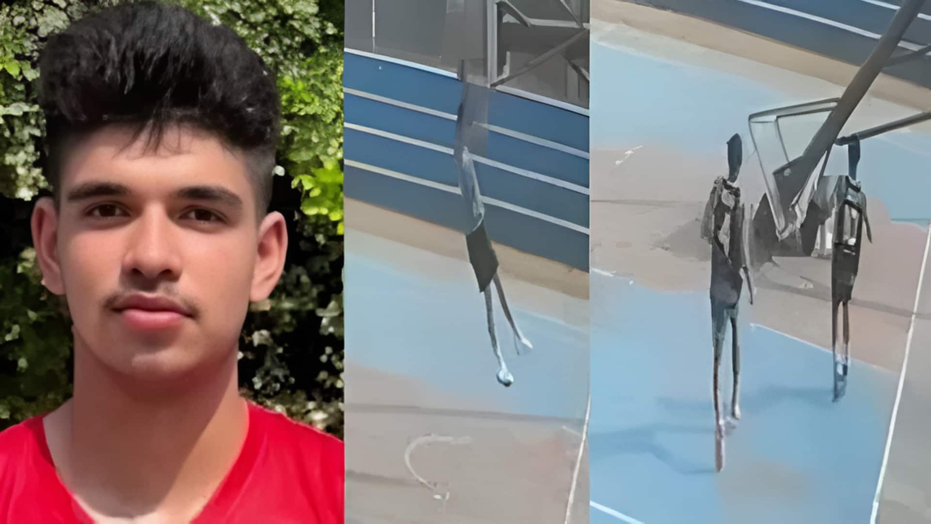 On camera: Basketball player dies as pole drops on chest 