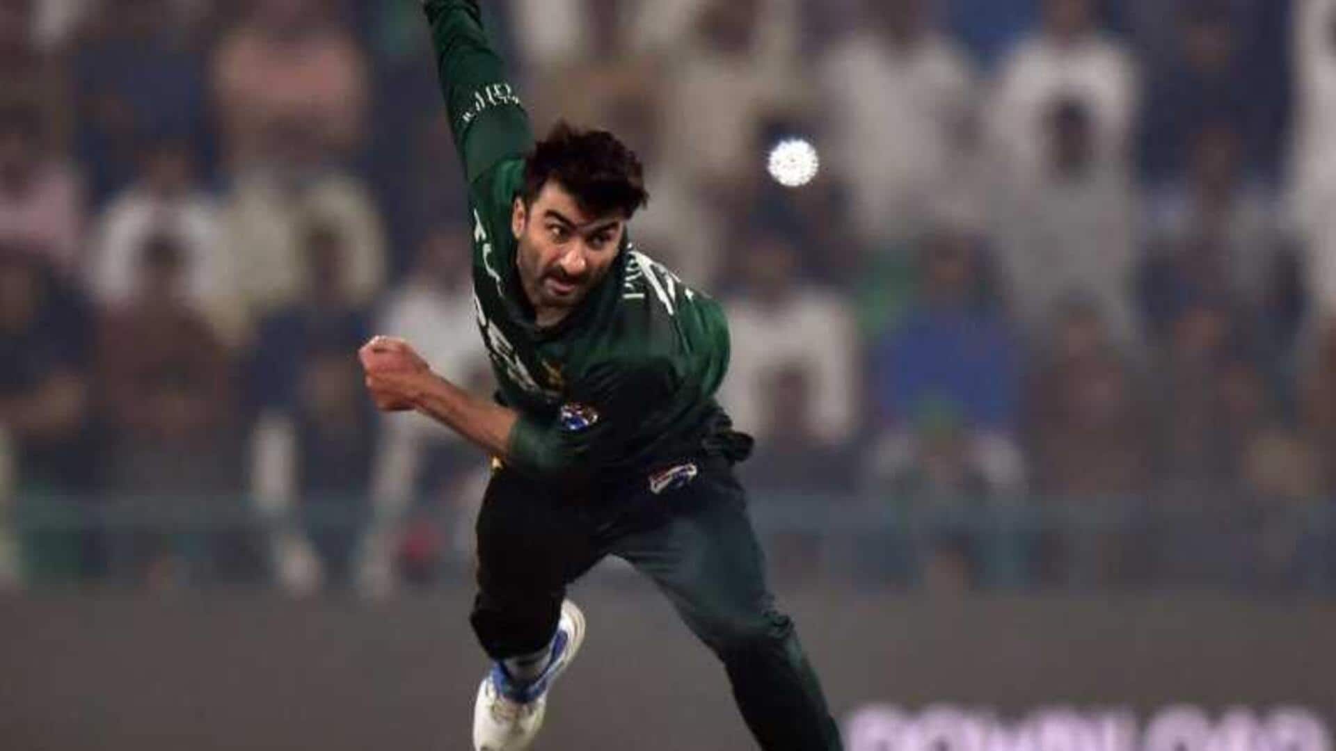 Pakistan's Salman Mirza claims three-fer on T20 WC debut: Stats 
