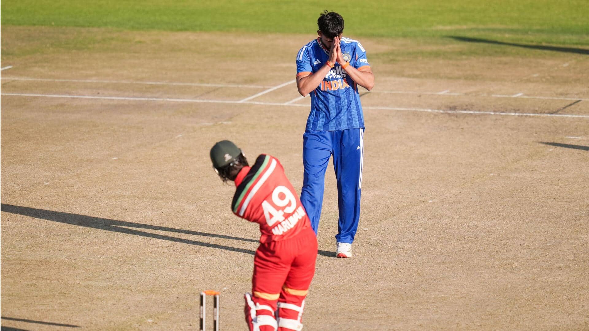 India overcome Zimbabwe in 3rd T20I, win series 3-0: Stats