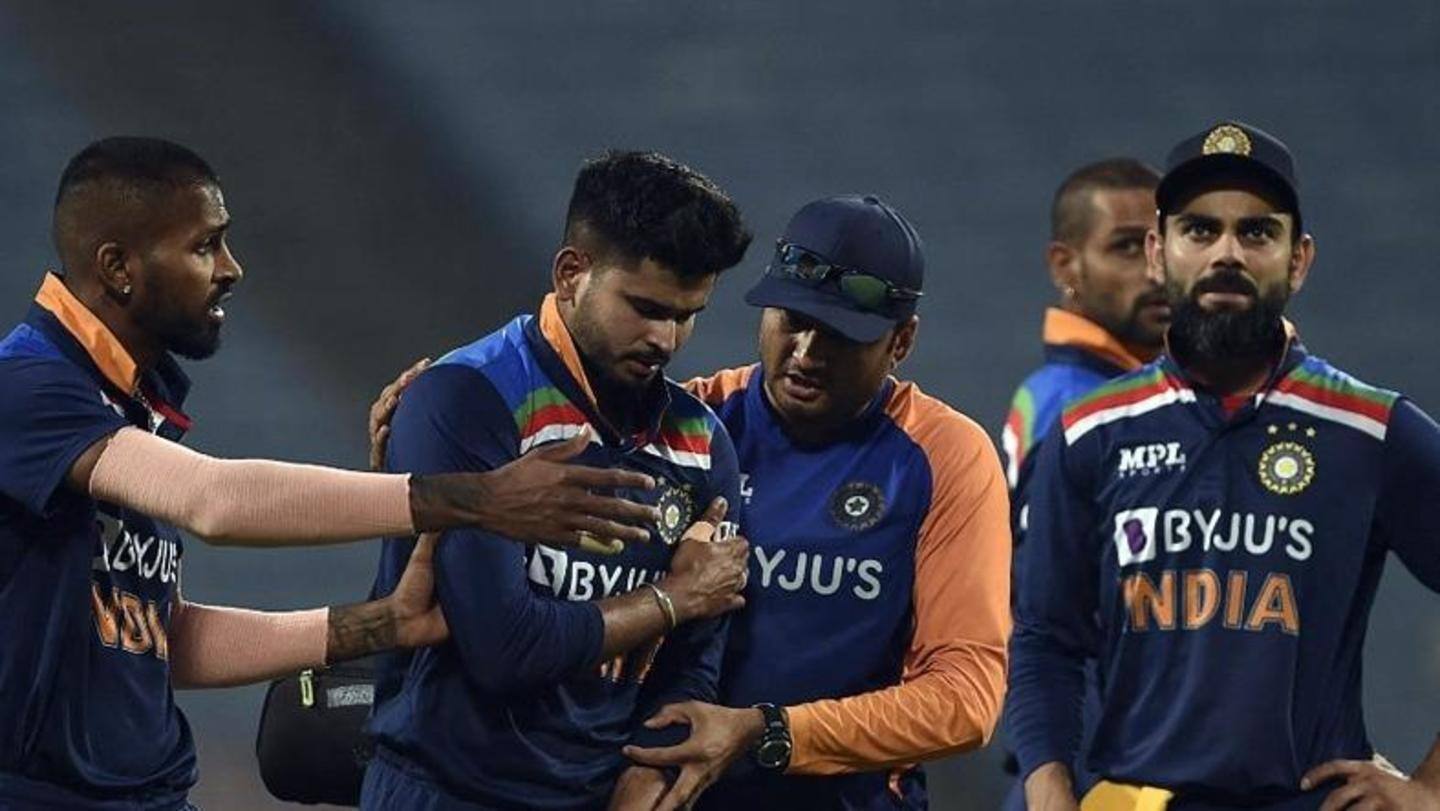 Iyer suffered an injury during England series in March Iyer suffered an injury during England series in March