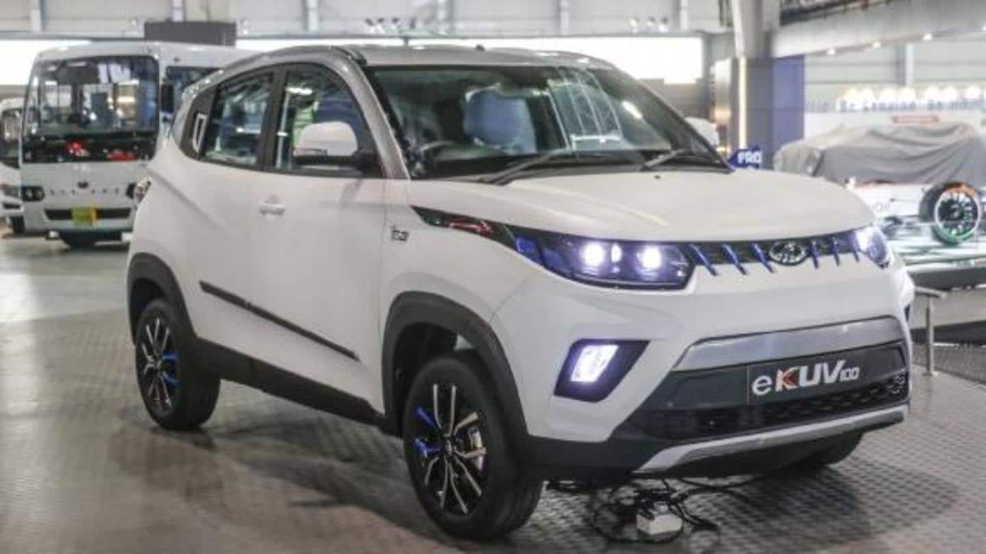 Mahindra eKUV100 spied testing; India launch expected in 2022