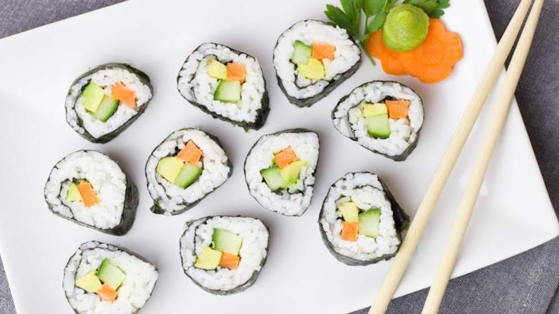 It's recipe time! Prepare this delicious quinoa vegan sushi