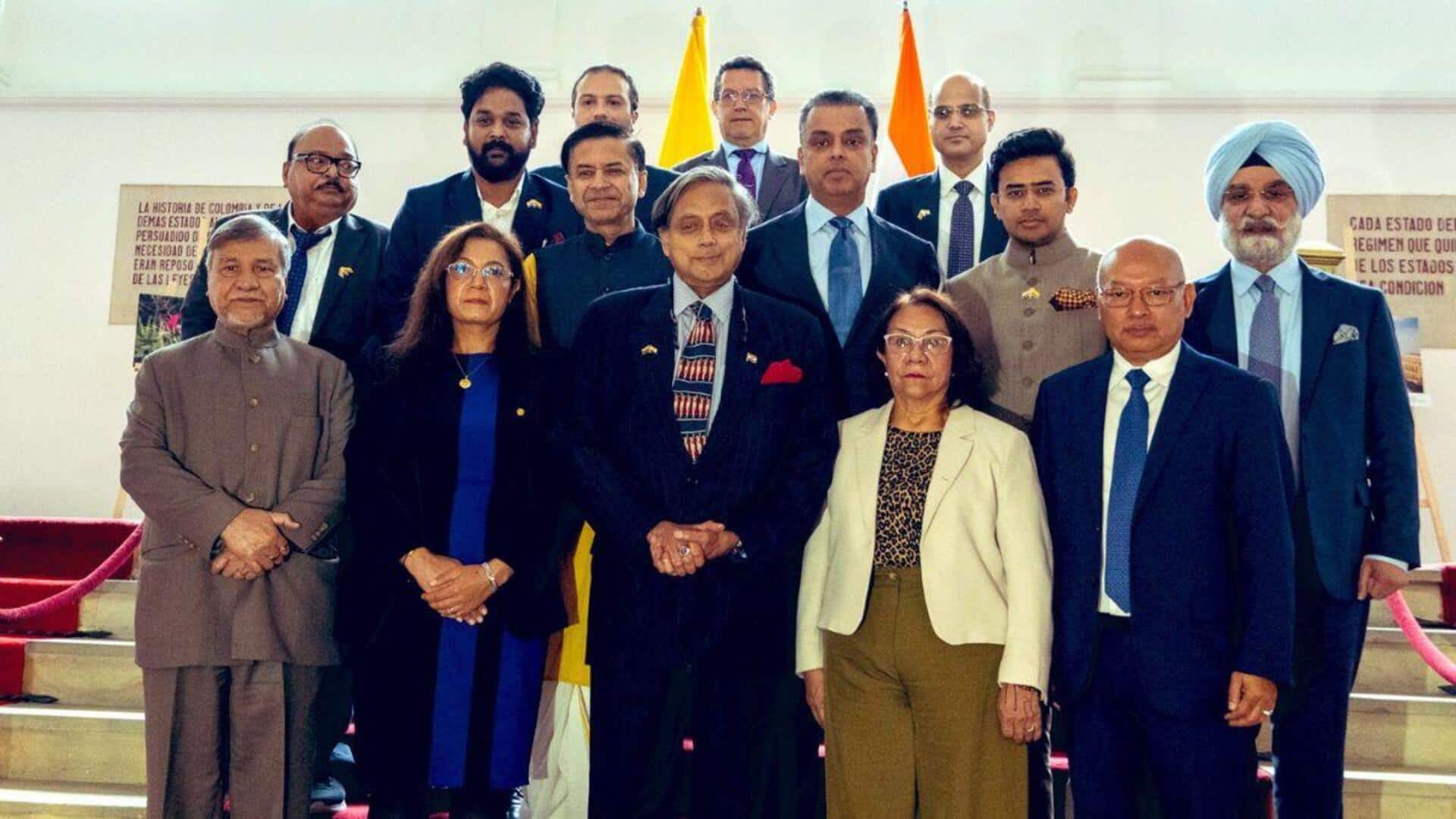 Colombia withdraws Pakistan condolences after Tharoor-led delegation expresses disappointment Colombia withdraws Pakistan condolences after Tharoor-led delegation expresses disappointment
