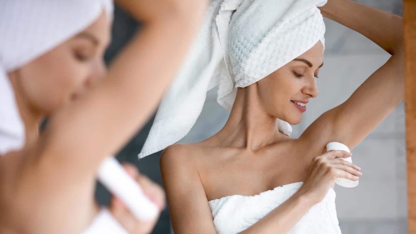Mistake 2: Applying deodorant just before heading out Mistake 2: Applying deodorant just before heading out