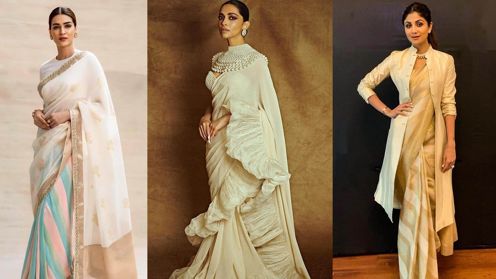 Tips and tricks to rock your white saree in style