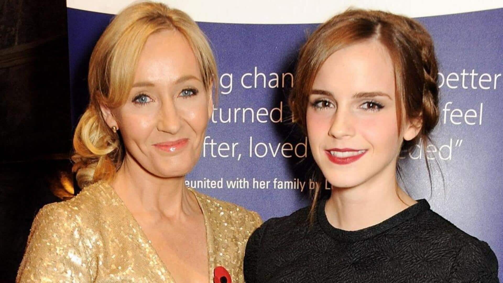 Rowling hits back at Emma Watson's comments, calls her 'ignorant'