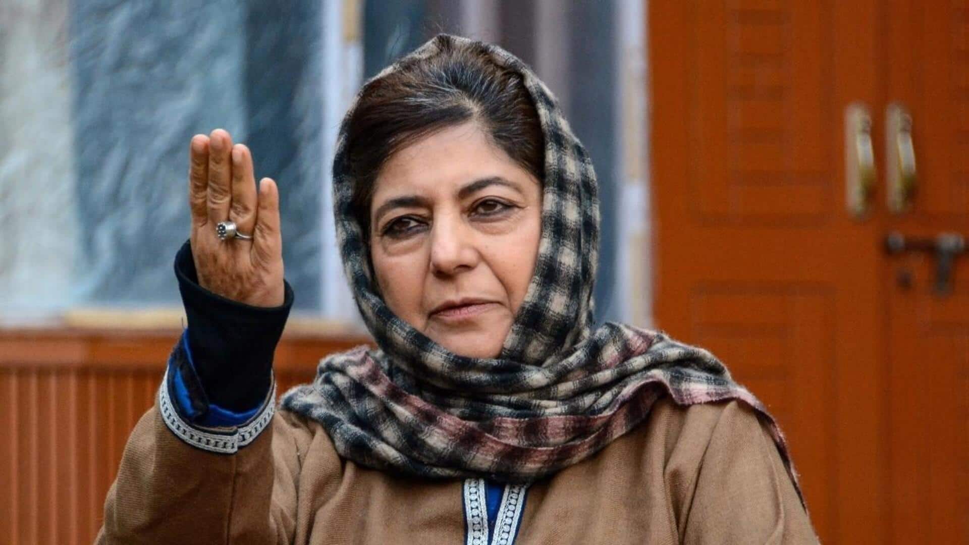 'Kashmir's troubles seen at Red Fort...': Mehbooba on Delhi blast