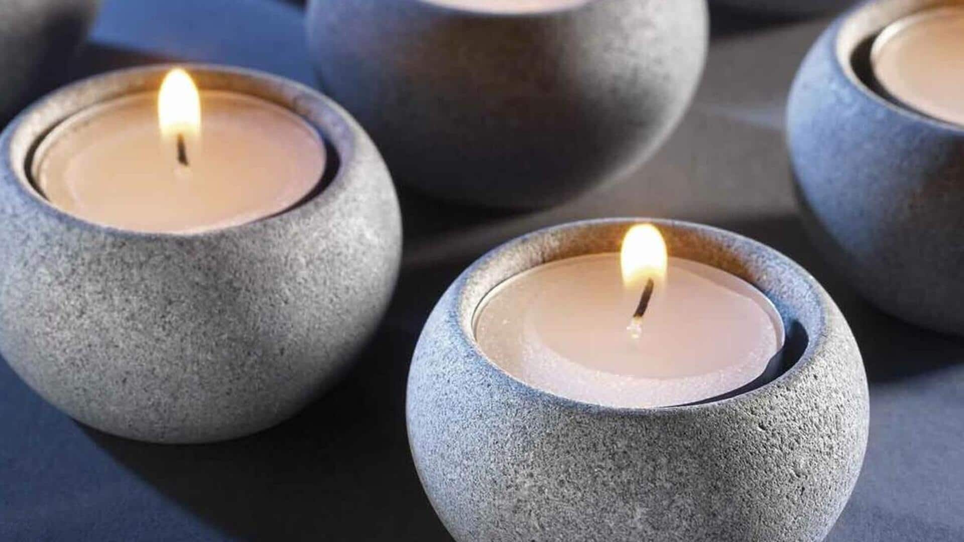 How to make soapstone tealight holders