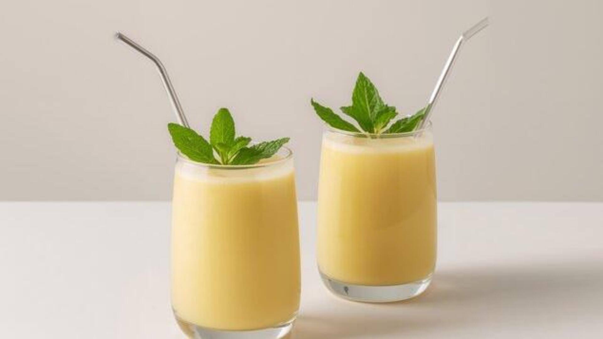 5-minute mango and mint smoothie recipe 