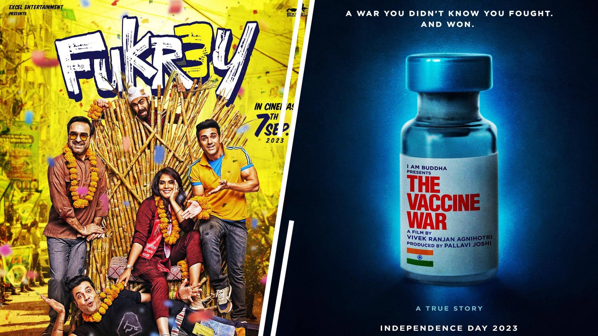 Box office buzz: 'Fukrey 3' ahead of 'The Vaccine War'