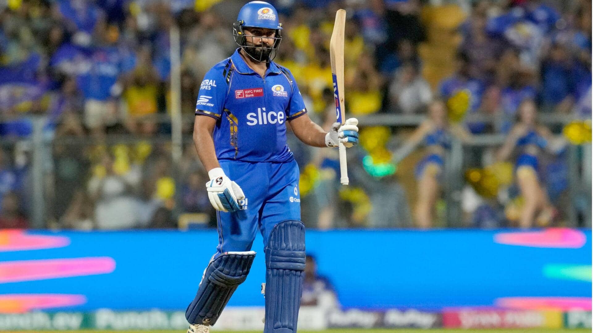 Rohit Sharma becomes first player with multiple tons for MI
