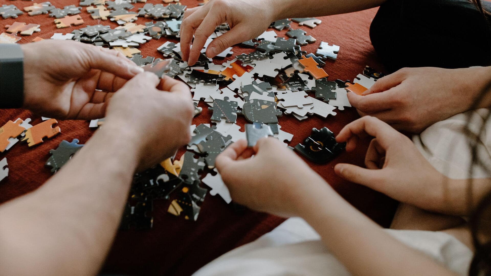 Bring everyone together with a puzzle night