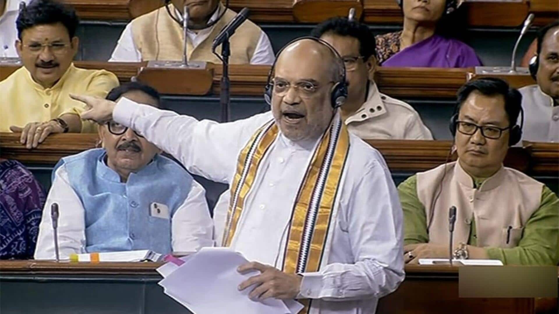 'Modi himself included his post': Shah backs criminal netas bill 'Modi himself included his post': Shah backs criminal netas bill