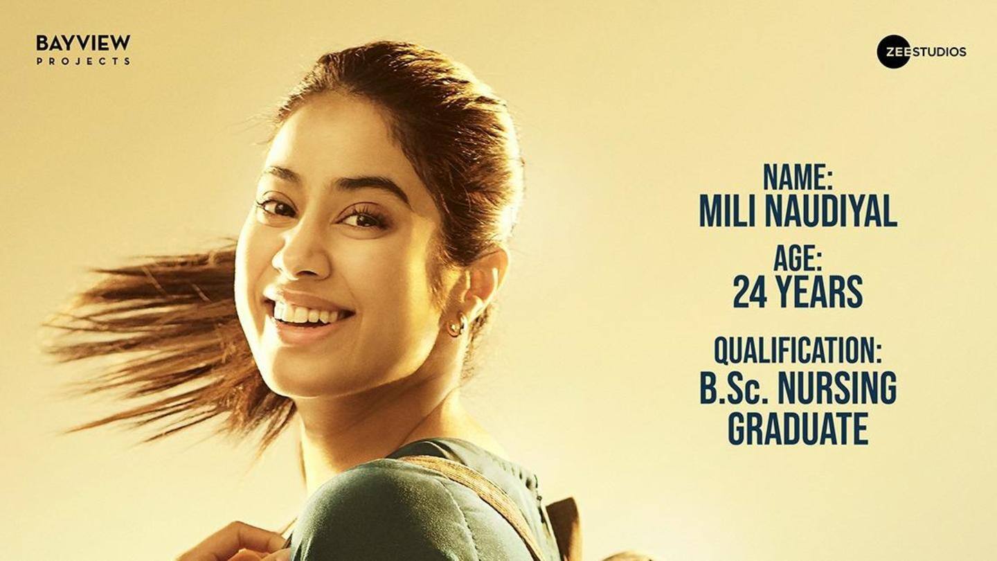 'Mili': Makers drop multiple posters featuring Janhvi Kapoor