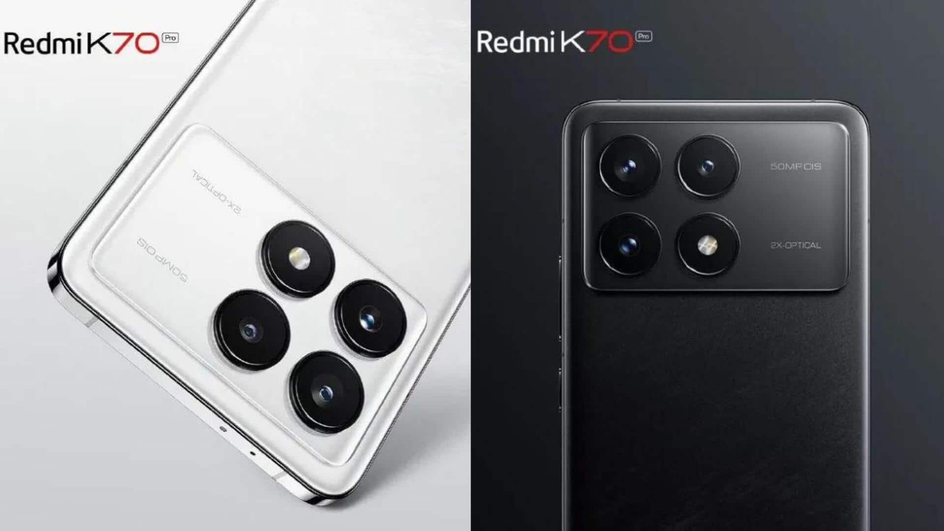 Leaks reveal camera specifications of Redmi K70 series