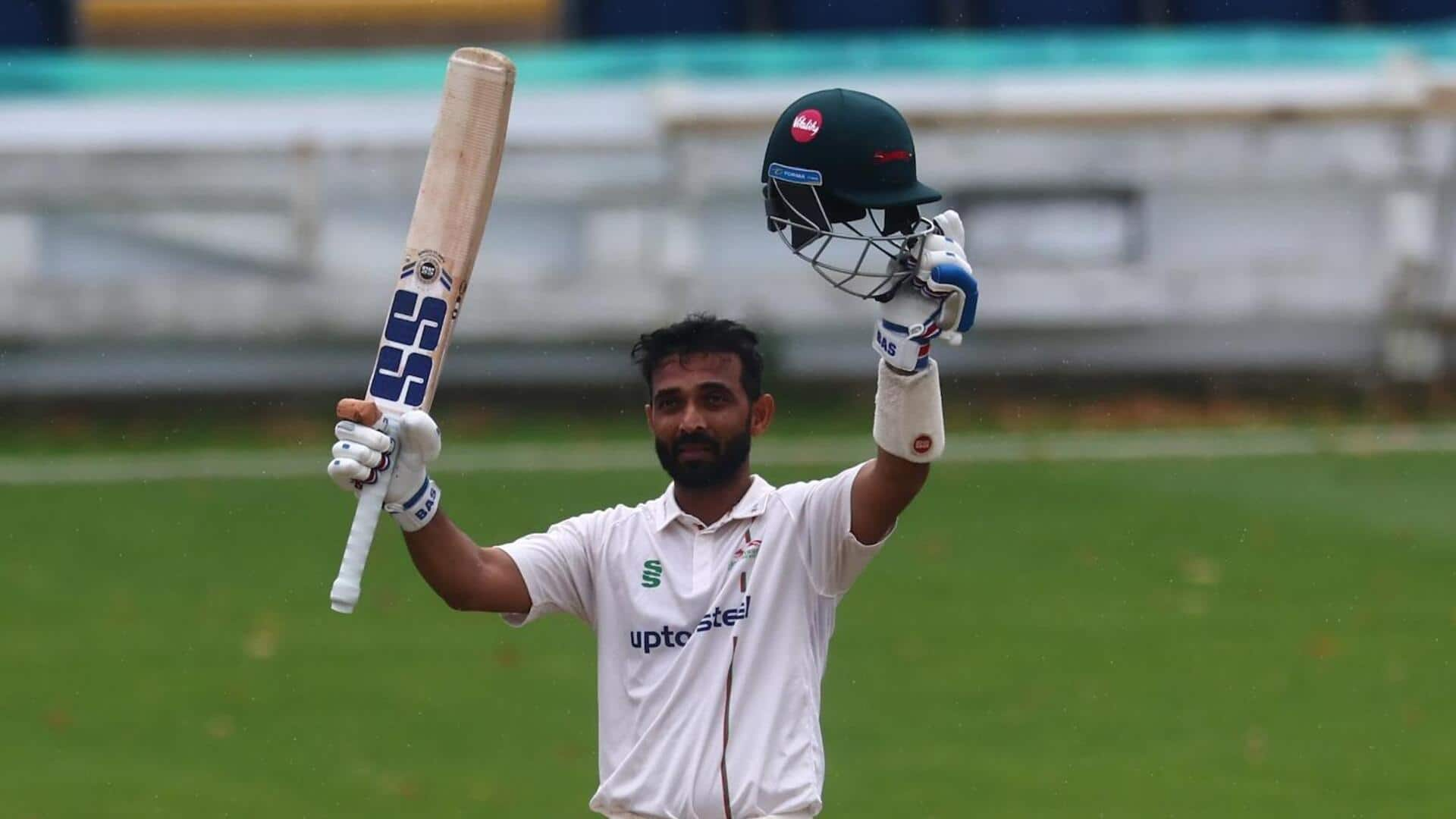 Ajinkya Rahane shines for Leicestershire, registers his 40th First-Class century