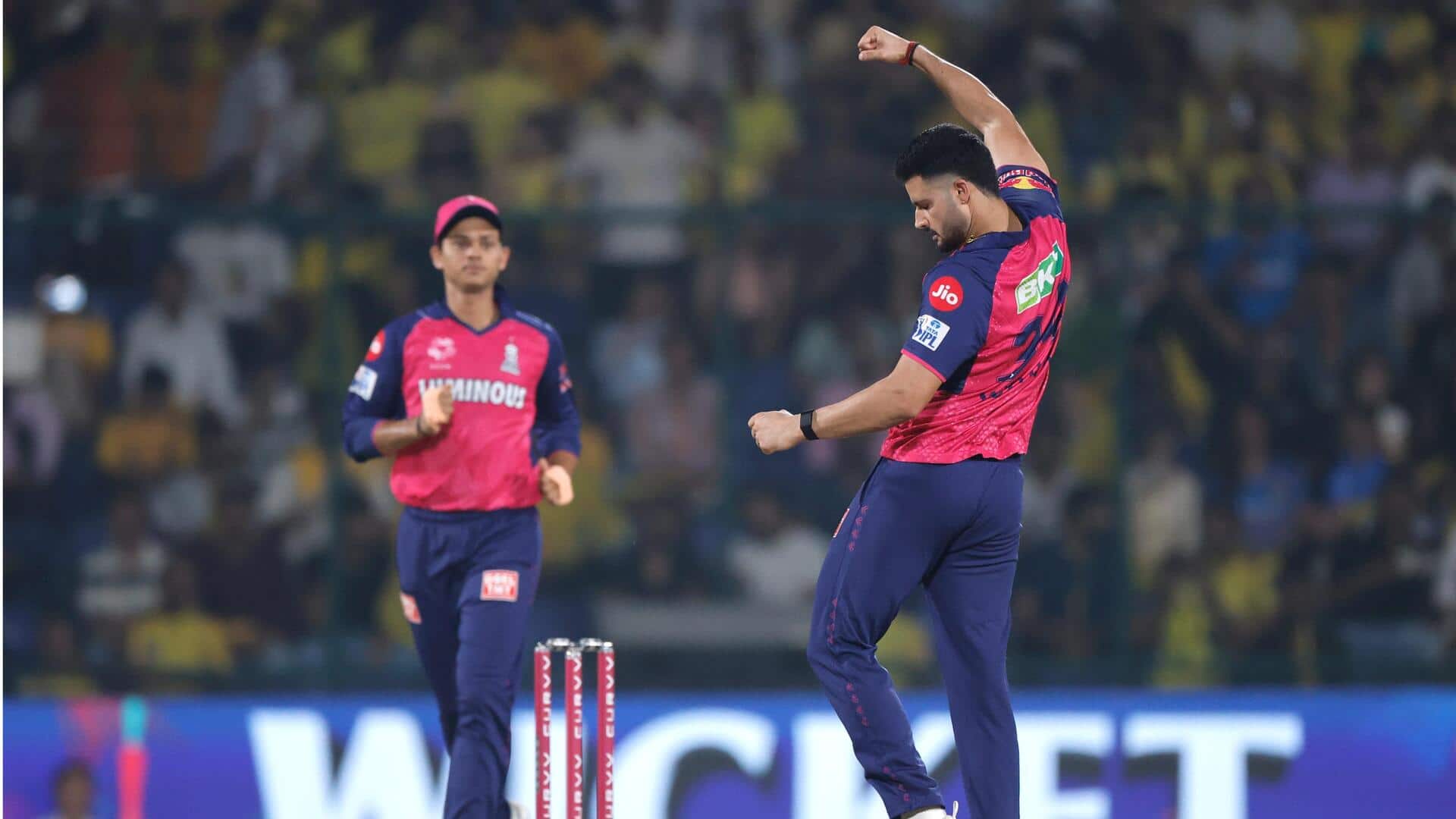 RR pacers Charak, Madhwal shine with three-fers against CSK: Stats RR pacers Charak, Madhwal shine with three-fers against CSK: Stats