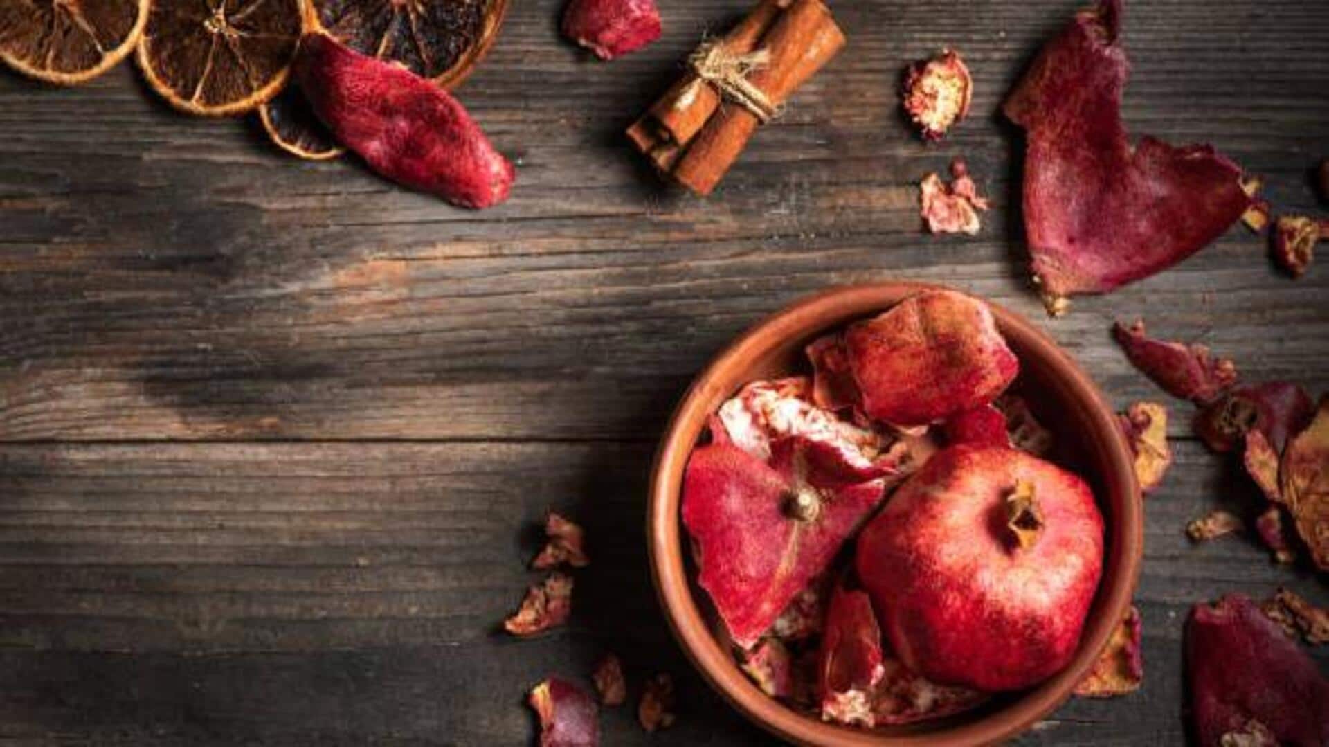 Surprising health benefits of pomegranate peels
