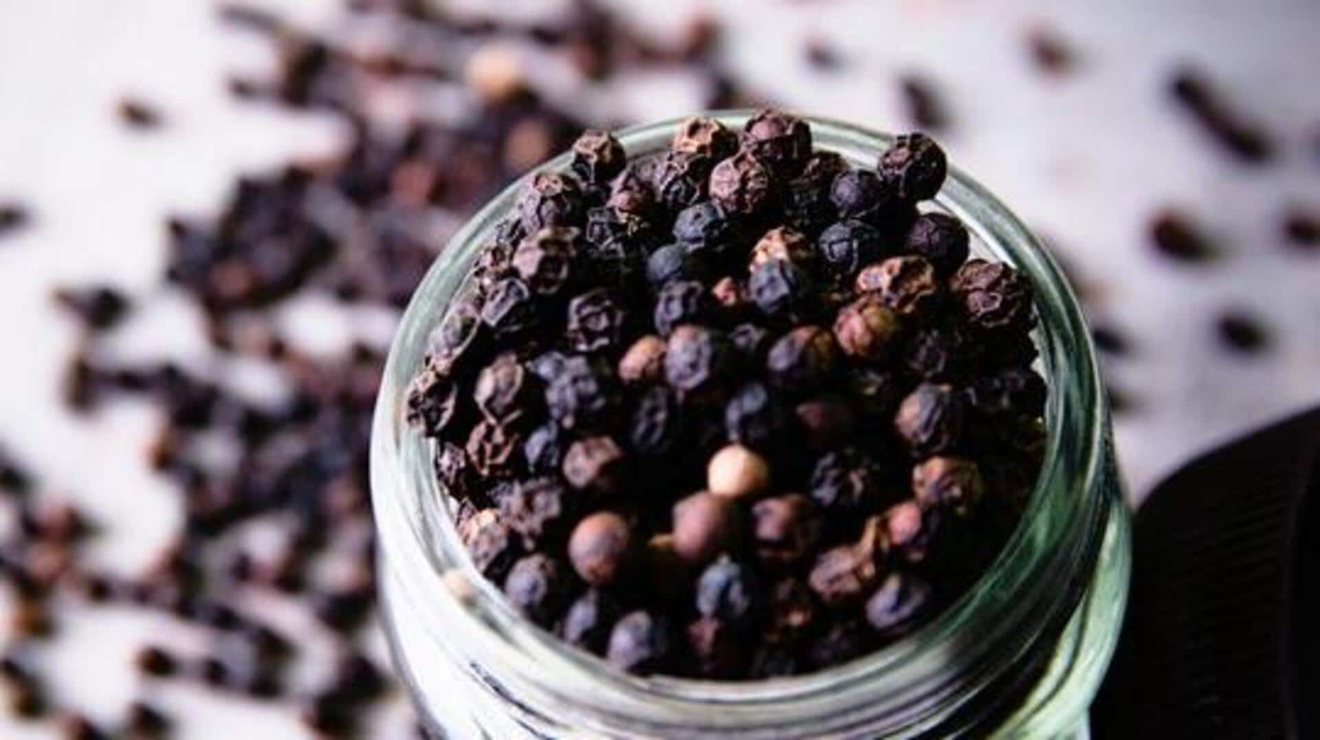 Surprising health benefits of black peppercorns