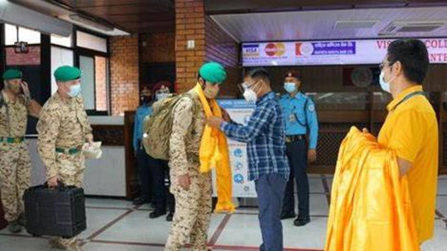 The team had arrived on March 15 to start expedition The team had arrived on March 15 to start expedition