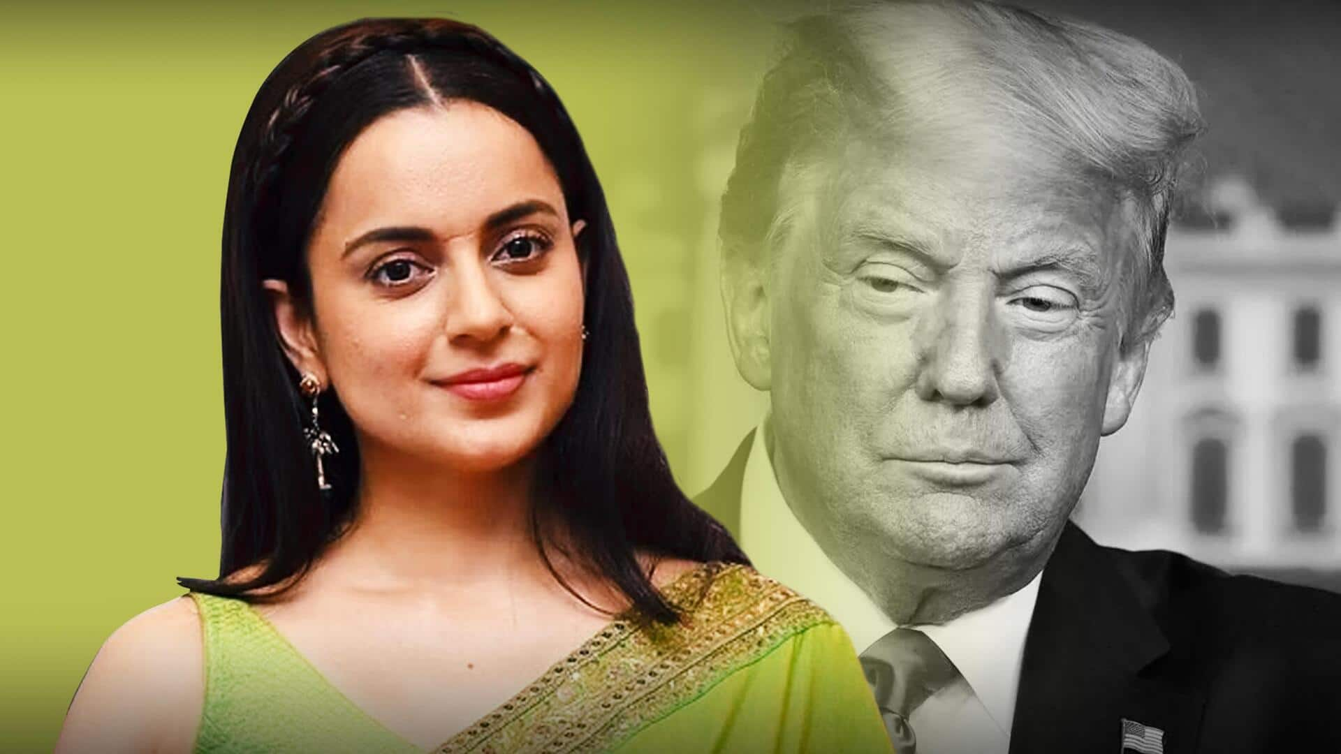 Kangana Ranaut endorses Donald Trump, calls him 'total killer'