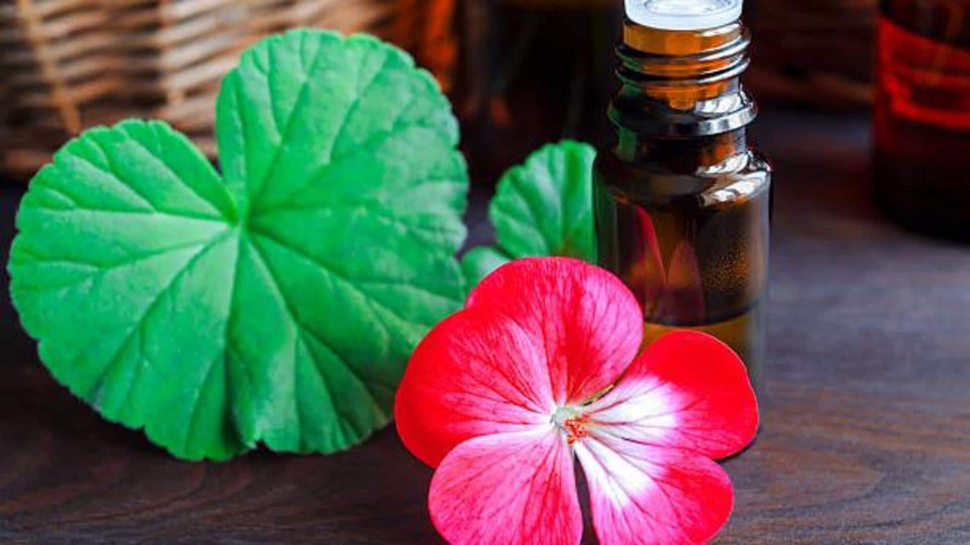 Why geranium oil is trending in wellness circles