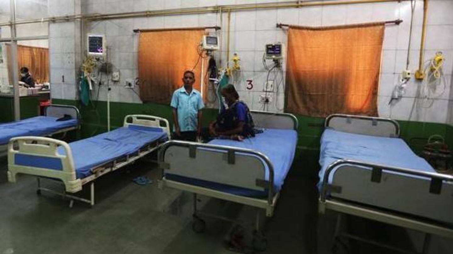 Here is a breakdown of number of beds per hospital Here is a breakdown of number of beds per hospital