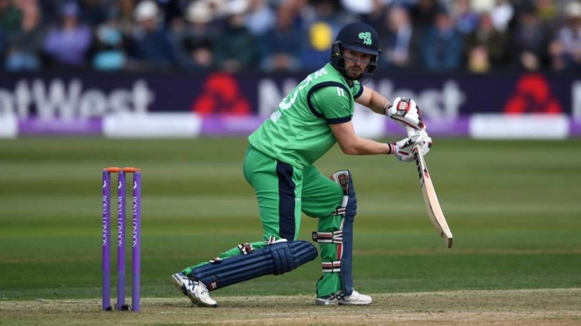 Andrew Balbirnie becomes second Irishman with 2,000 T20I runs: Stats
