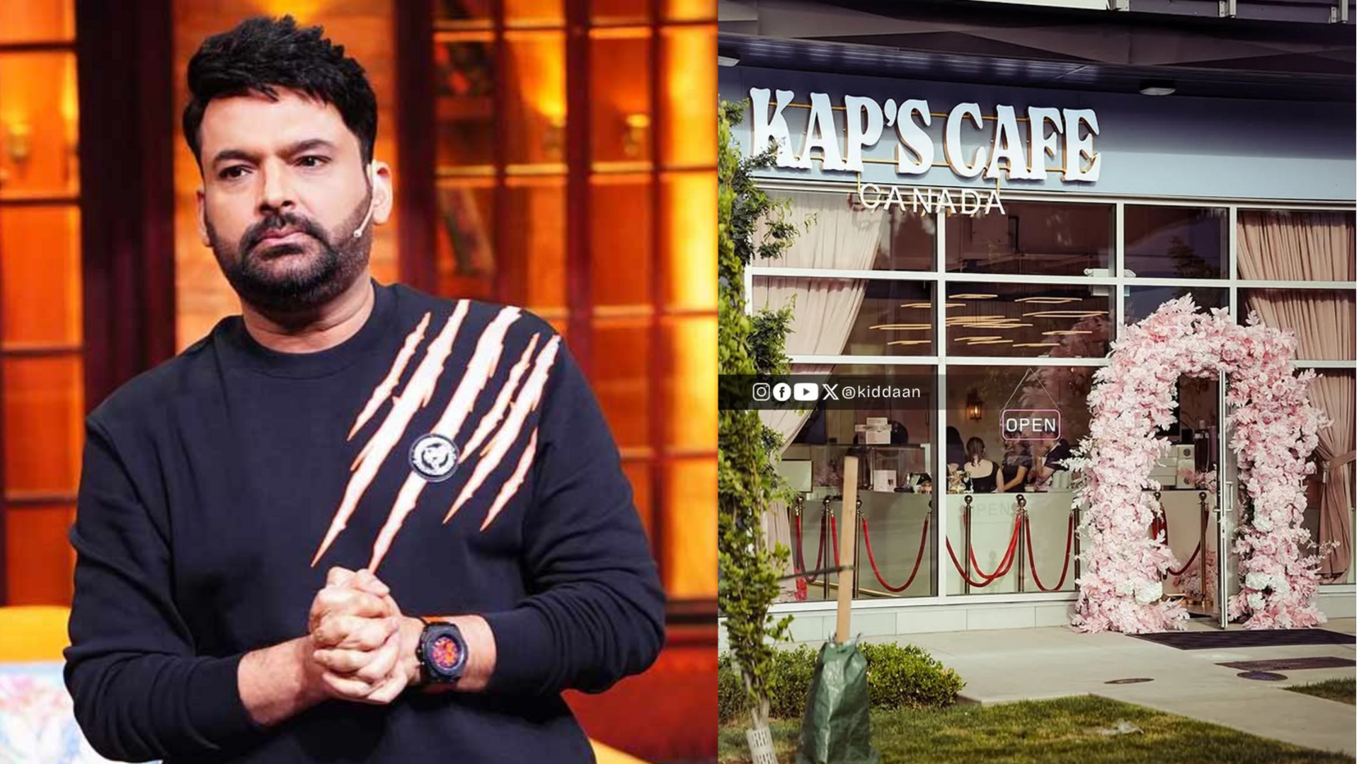 After firing at Kapil Sharma's Canada cafe, police visit comedian After firing at Kapil Sharma's Canada cafe, police visit comedian