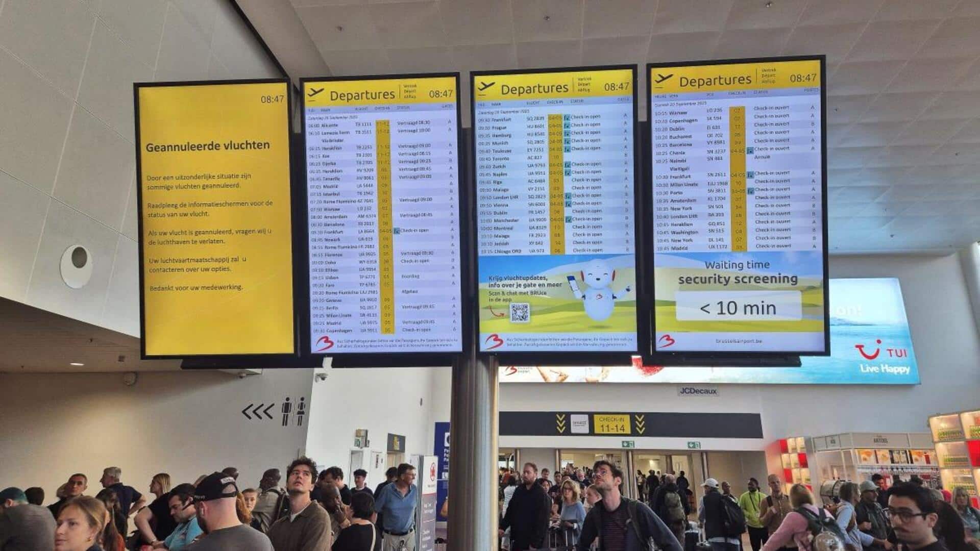 Man arrested over cyberattack that disrupted operations at European airports