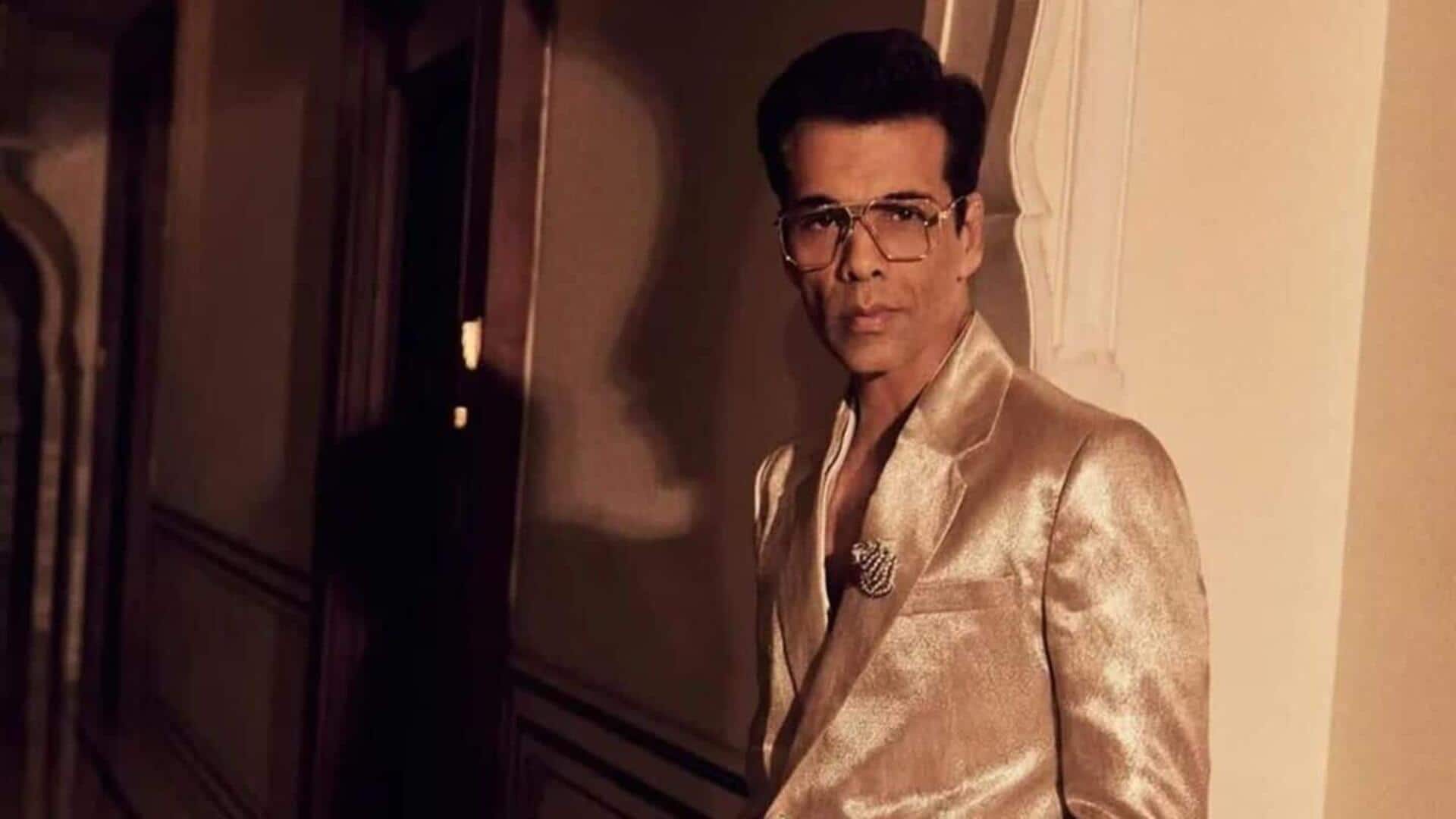 Karan Johar recalls taking classes to 'sound like a man'