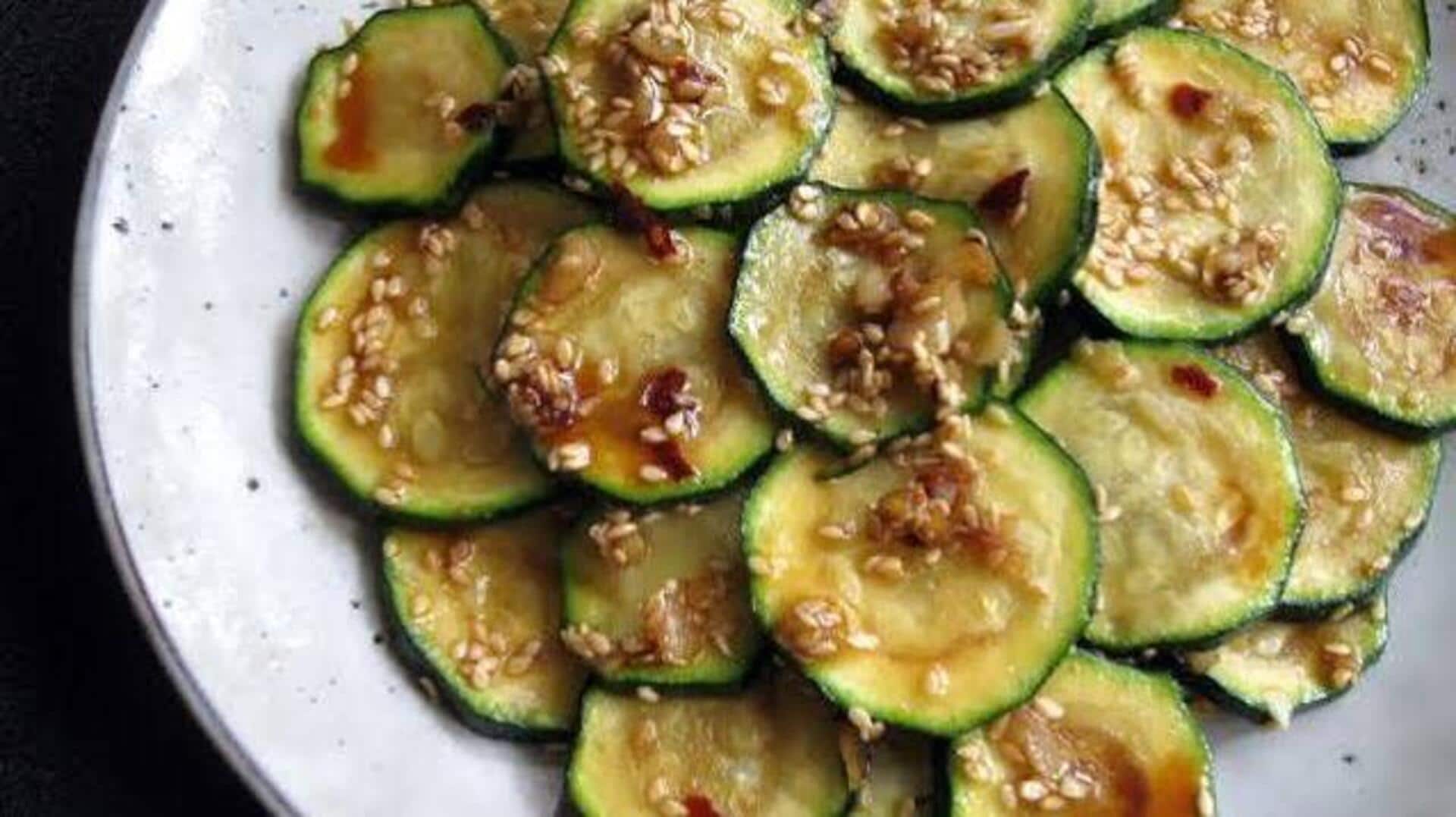 You must try these zucchini and sesame recipes 