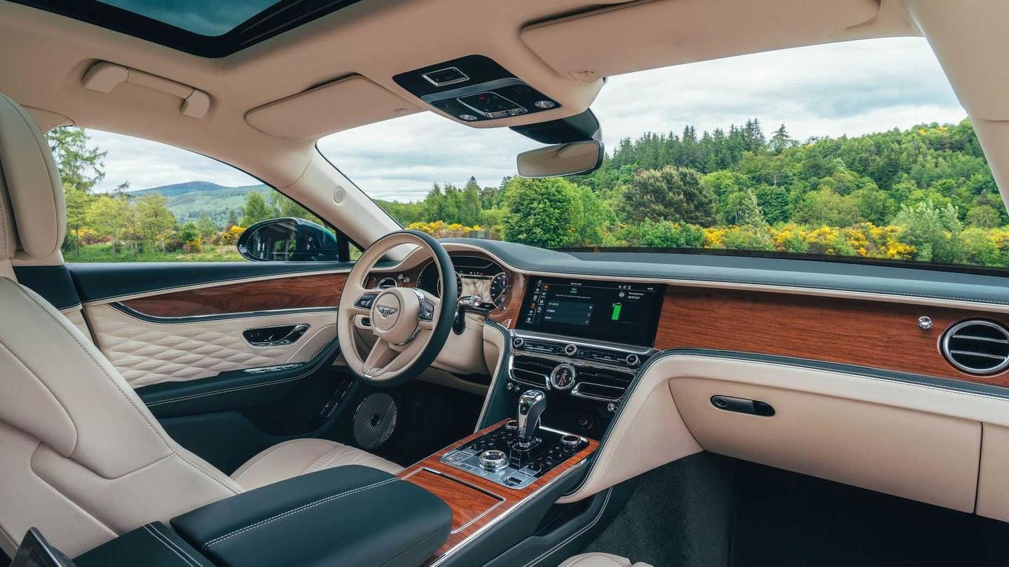 The vehicle has a sunroof and 12.3-inch touchscreen infotainment console The vehicle has a sunroof and 12.3-inch touchscreen infotainment console