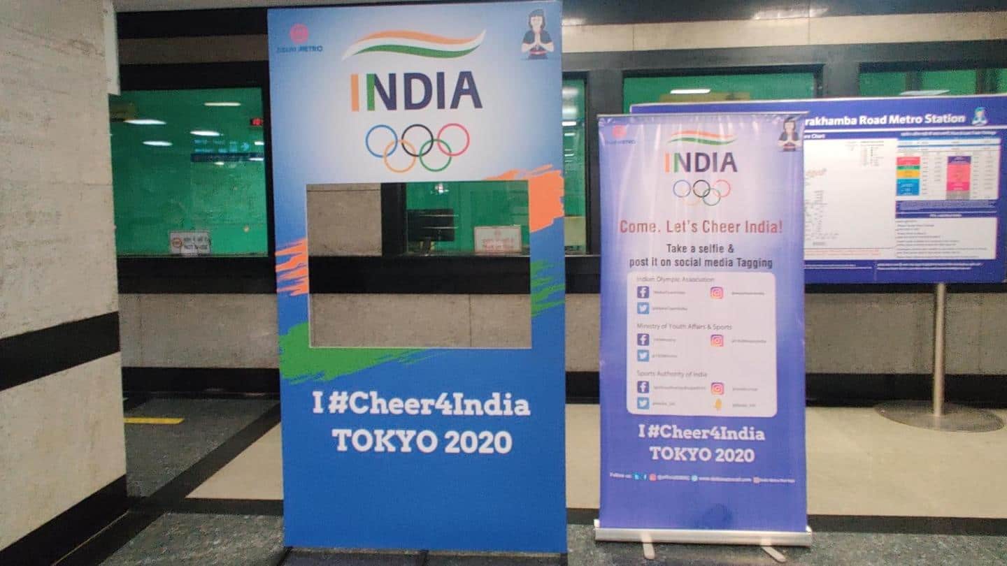 DMRC installs Olympics selfie points at prominent metro stations
