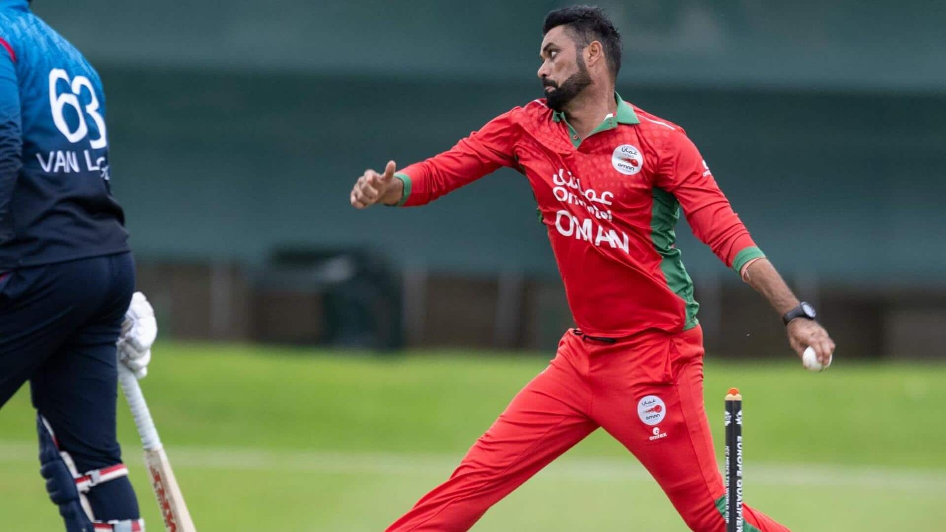 Oman's Bilal Khan becomes fastest pacer to 100 ODI wickets