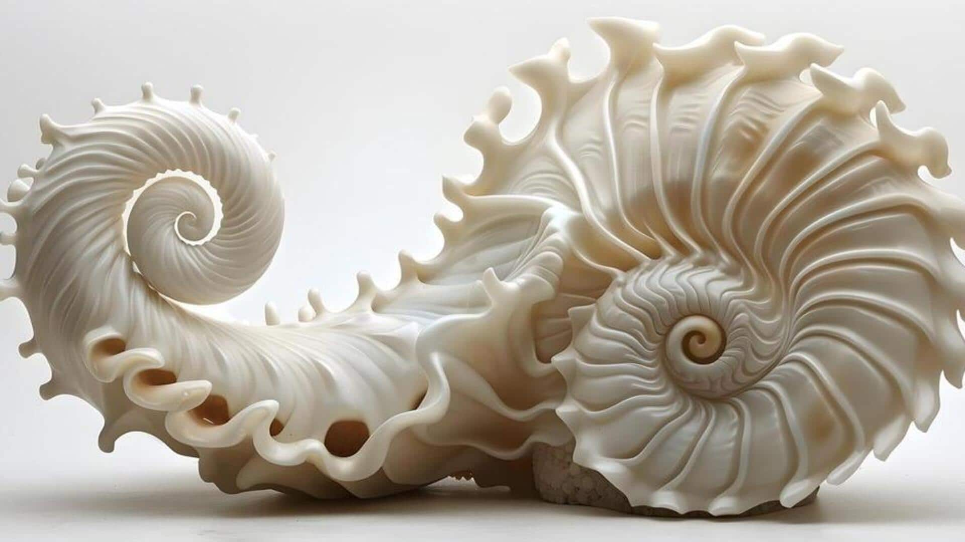 Sustainable seashell sculpting: Beachside artistic endeavors