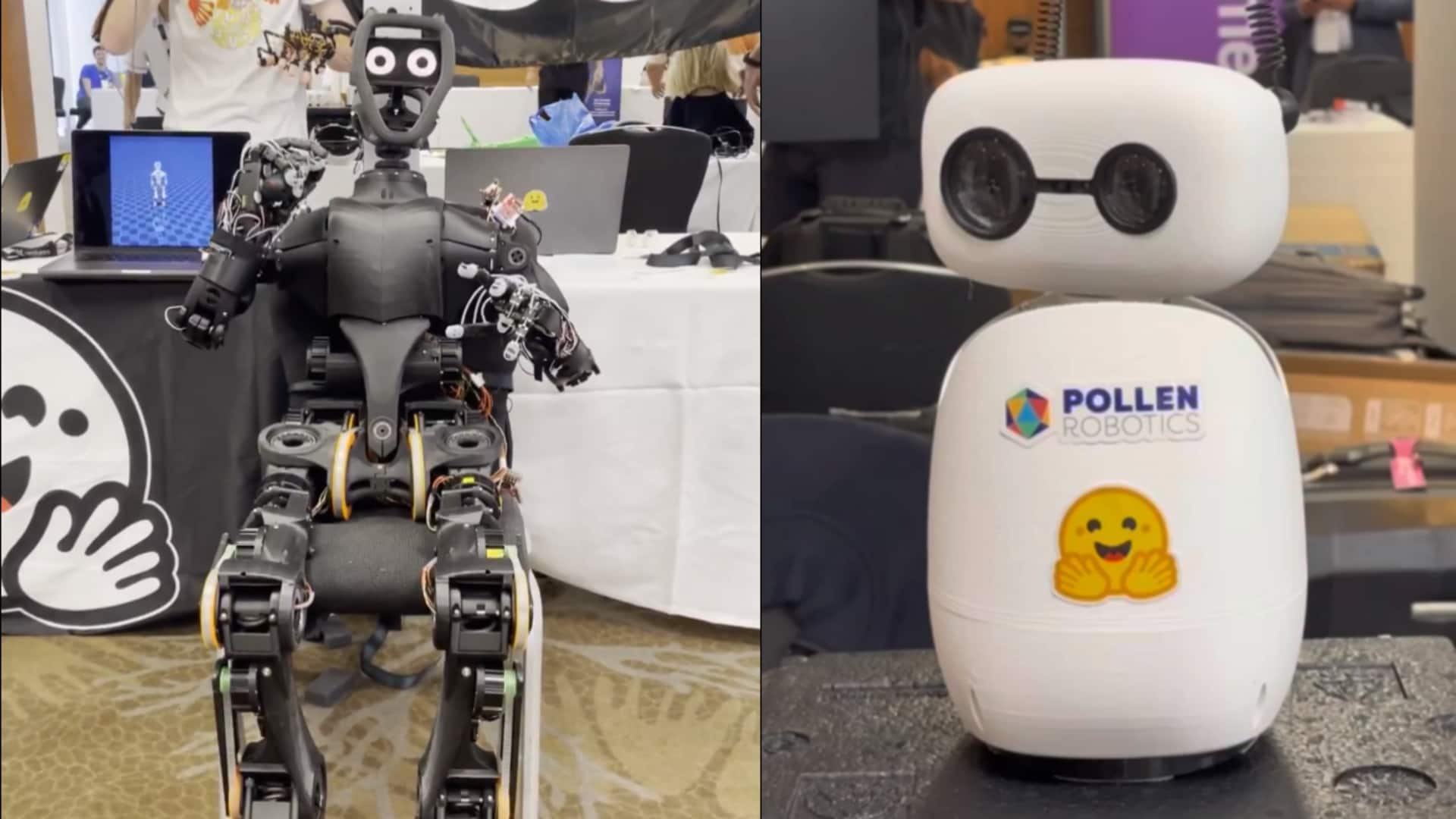 Hugging Face unveils two humanoid robots: HopeJR and Reachy Mini