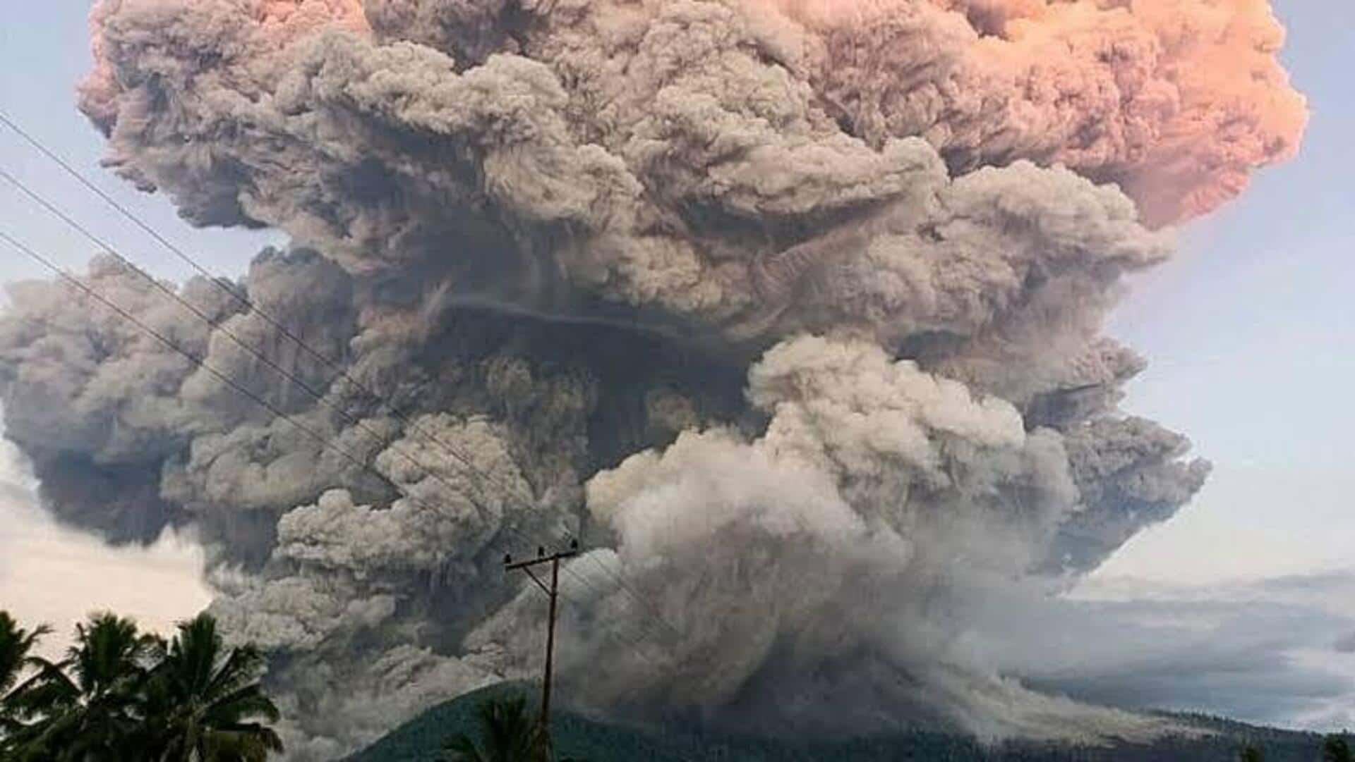 Indonesia: 50,000-feet high volcanic ash delays 2,300 flights