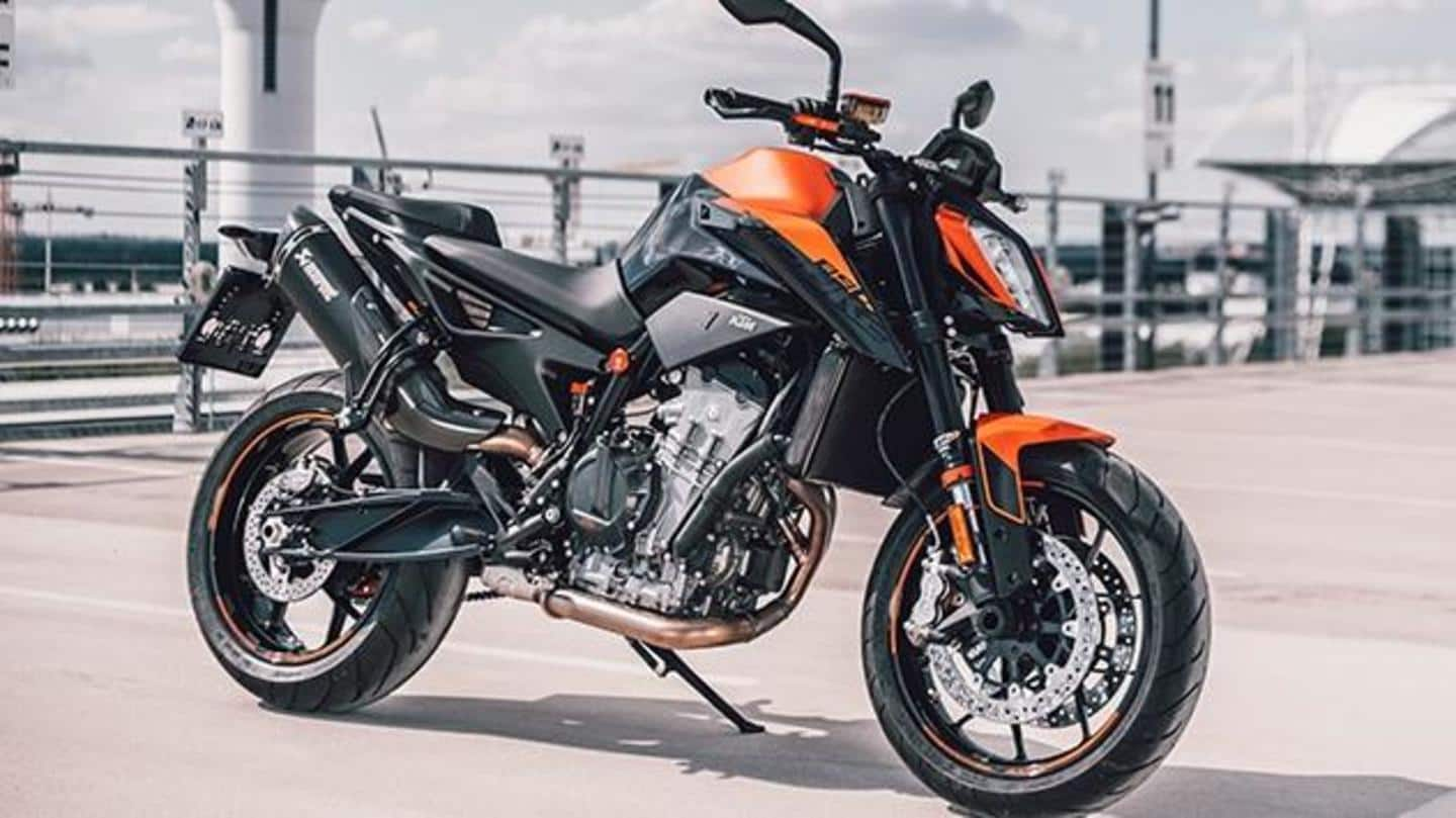 KTM 990 Duke motorbike spotted testing; design details revealed