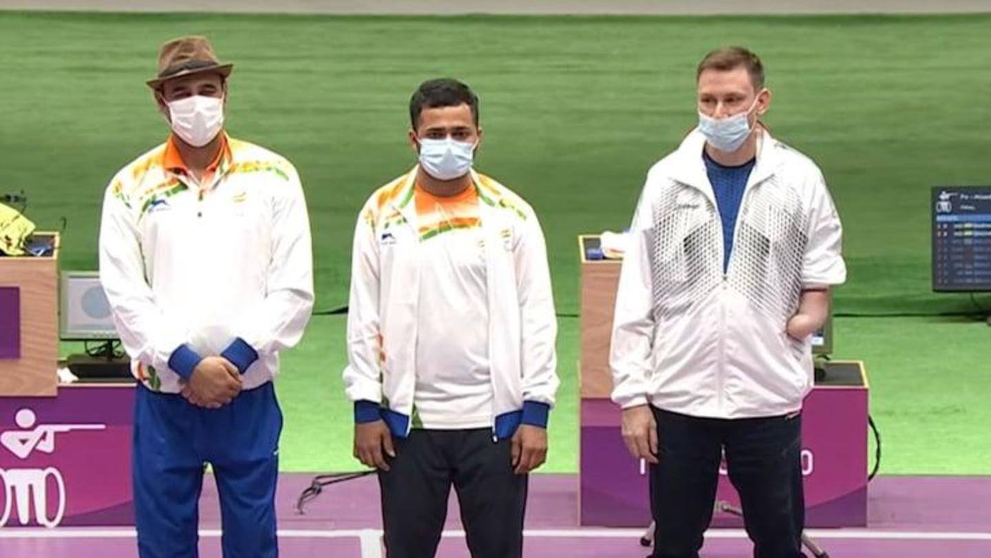 Manish had won gold at Para Shooting World Cup Manish had won gold at Para Shooting World Cup