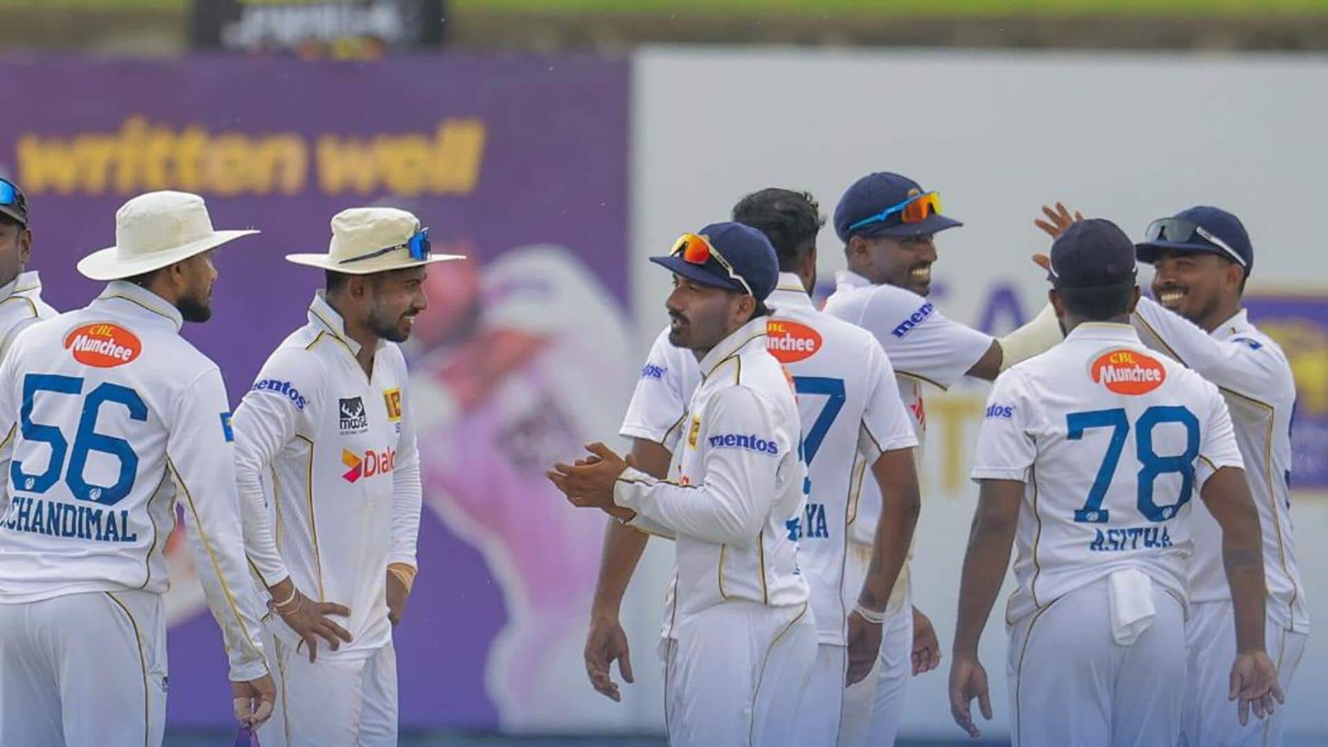 Colombo Test: Sri Lanka dominate Bangladesh on rain-curtailed Day 1 Colombo Test: Sri Lanka dominate Bangladesh on rain-curtailed Day 1