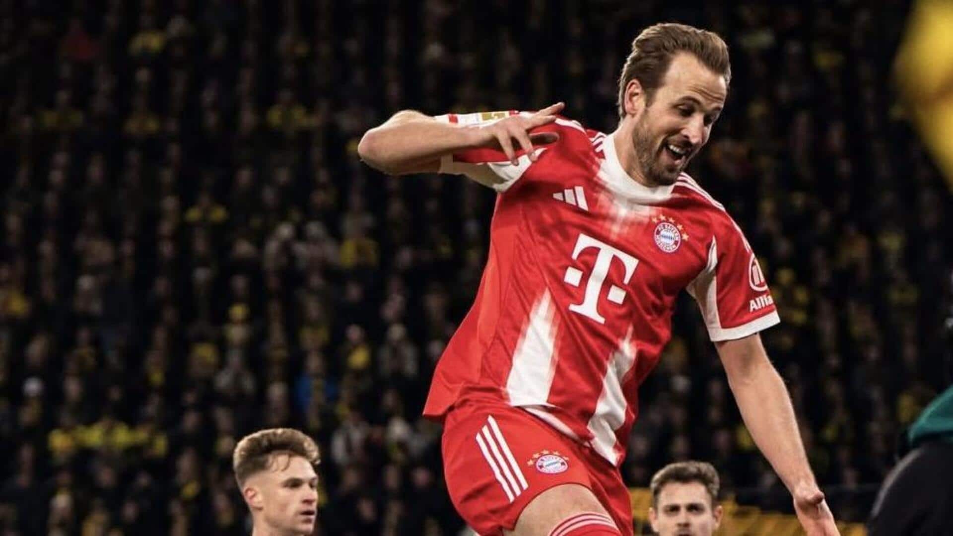 Harry Kane scores twice as Bayern Munich beat Borussia Dortmund 