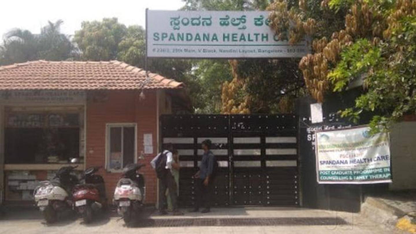 One floor of the hospital had to be shut One floor of the hospital had to be shut