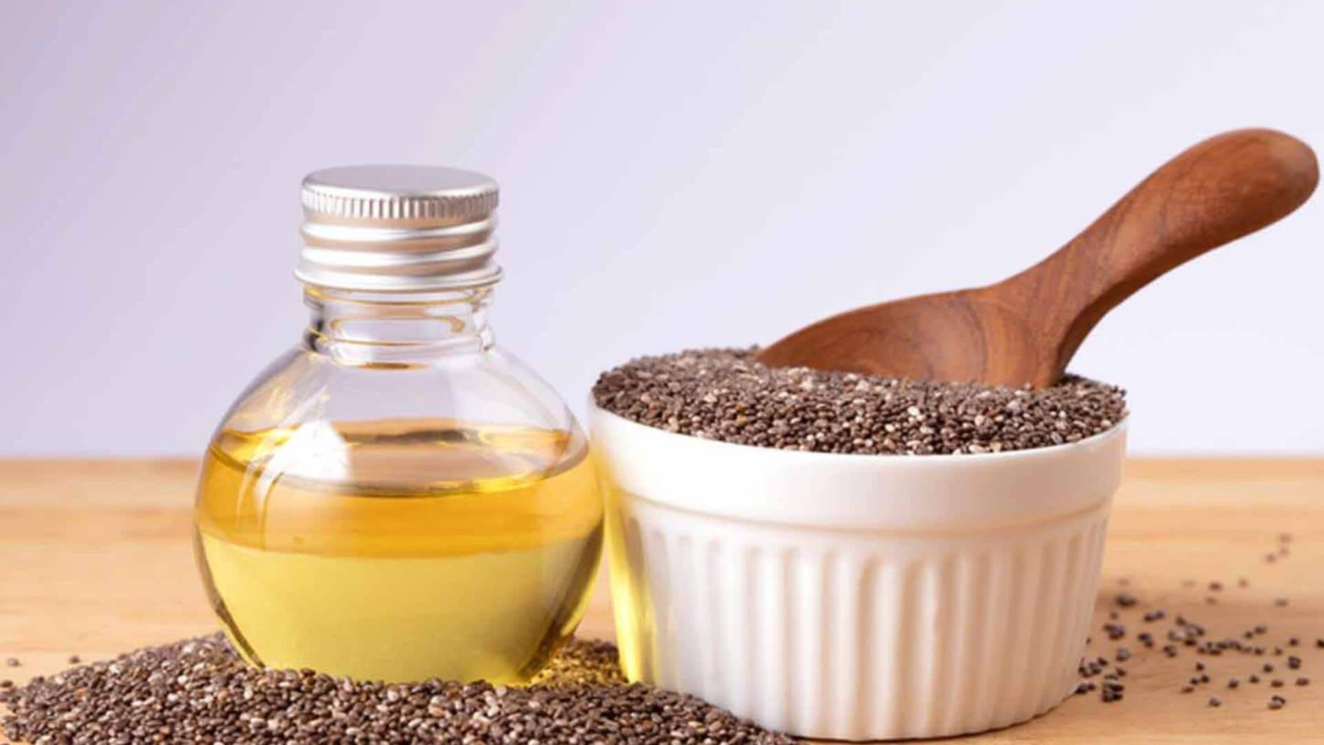 Enhancing daily hydration with chia seed oil