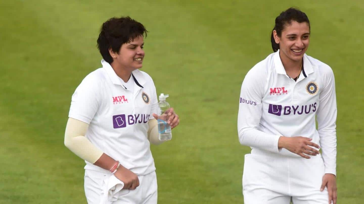 Shafali and Smriti scored 167 runs Shafali and Smriti scored 167 runs