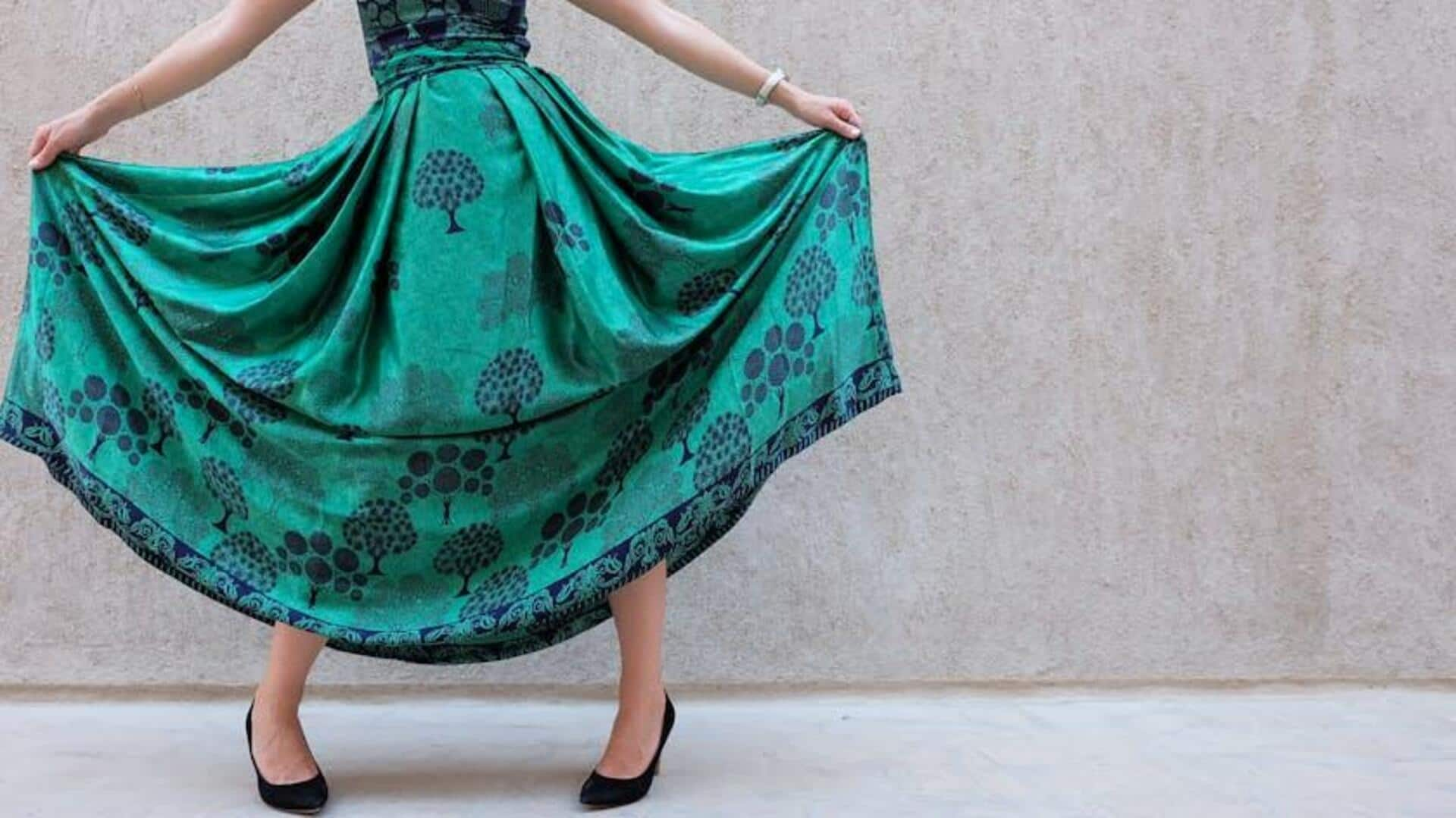 Mastering the art of styling long skirts 