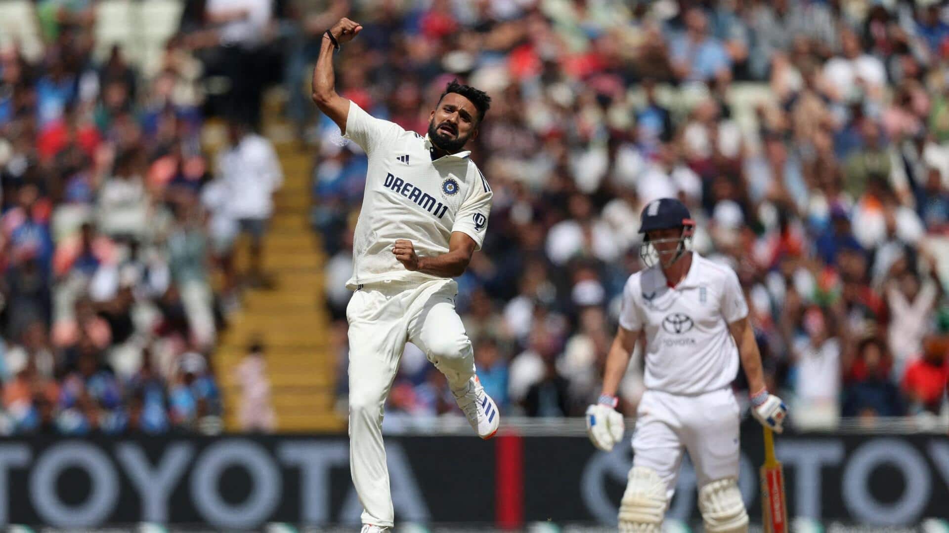 Manchester Test: Who will replace injured Akash Deep? Manchester Test: Who will replace injured Akash Deep?