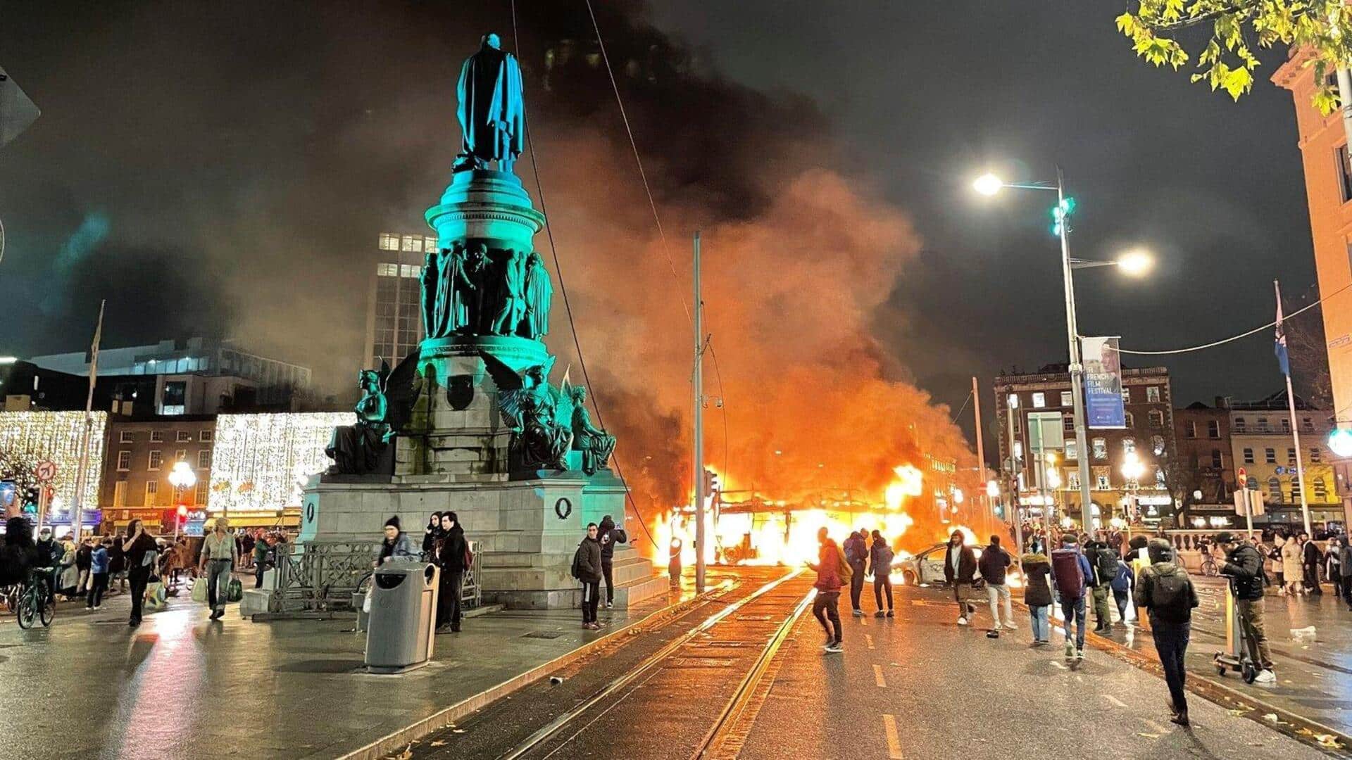 What triggered anti-immigrant protests in Dublin What triggered anti-immigrant protests in Dublin