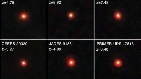 Why do images taken by JSWT have little red dots?